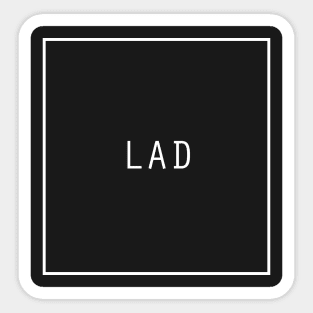 LAD - Aesthetic Vaporwave Meme Sticker